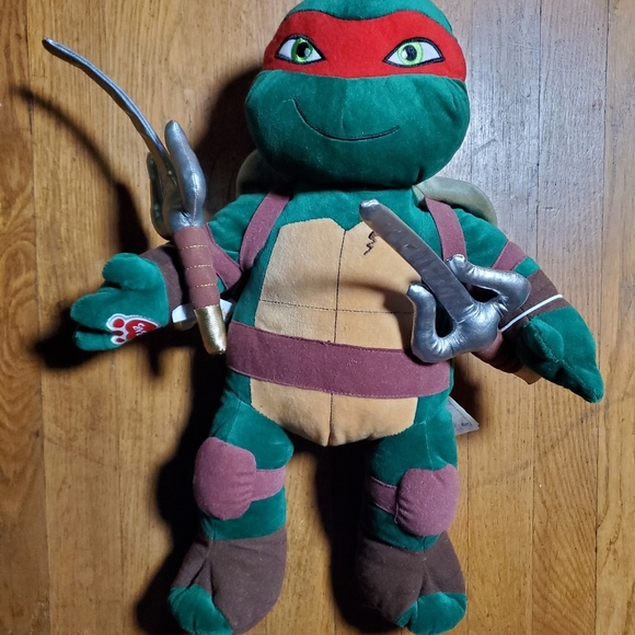 Raphael Ninja Turtles Plush Doll - Picture 9 of 9